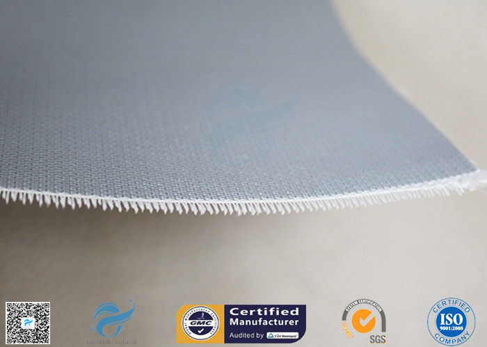 590g Satin Weave Silicone Two Sides Coated Fiberglass Fabric High Temperature Resist