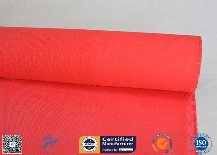 1.5m C-glass High Intensity 40/40g Silicone Coated Fiberglass Fabric For Fireproof