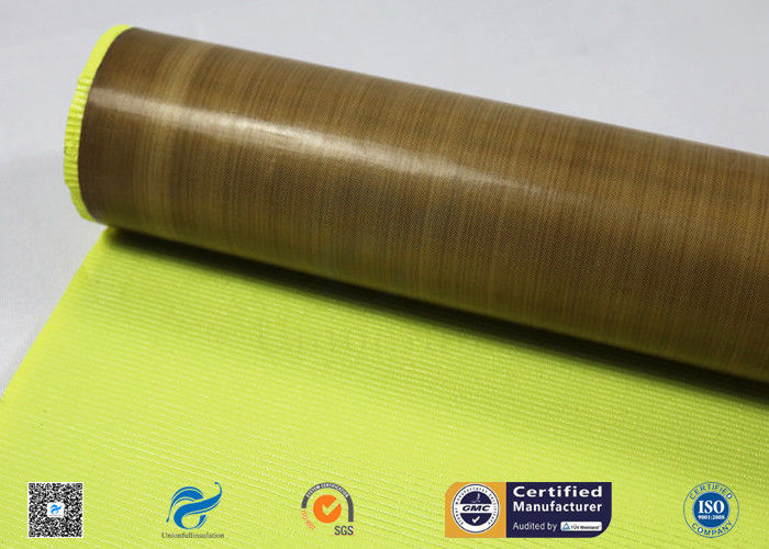 Fireproof PTFE Coated Fiberglass Fabric Adhesive Tapes Heat Insulation