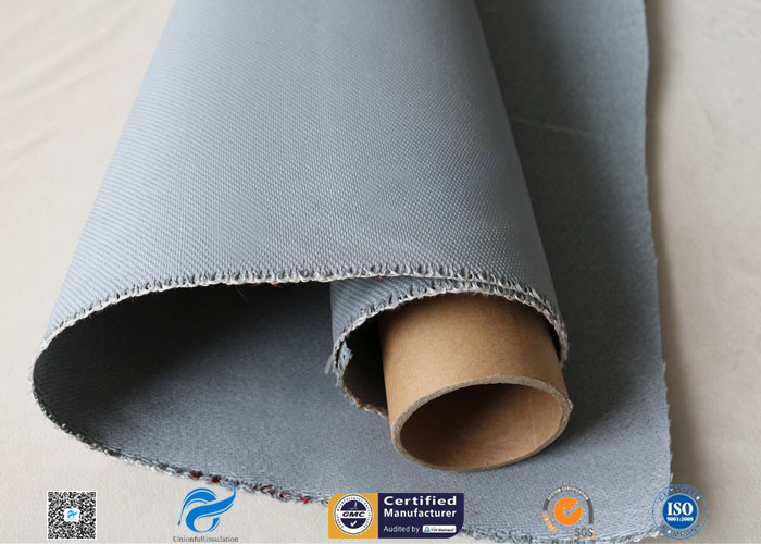 Grey Silicone Coated Fiberglass Fabric 1600GSM 47OZ Heavy Duty Welding Blanket