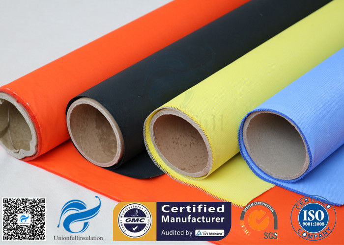 Acrylic Coated Fibreglass Fabric Orange 7628 260℃ 500℉ Chemical Resistant