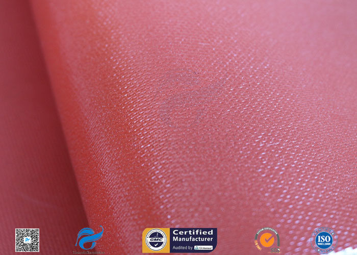 Silicone Coated Fiberglass Fabric Thermal Insulation Materials 1010GSM 51